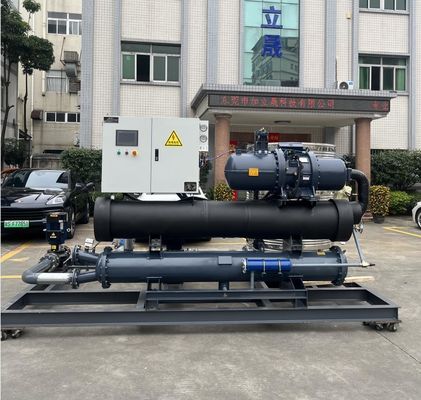Machine de refroidissement à l' eau JLSW-90D, refroidisseur à vis refroidi à l' eau pour la pêche industrielle