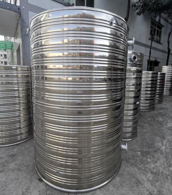 Réservoir d'eau en acier inoxydable verticalement isolé à fil avec température de 80 degrés