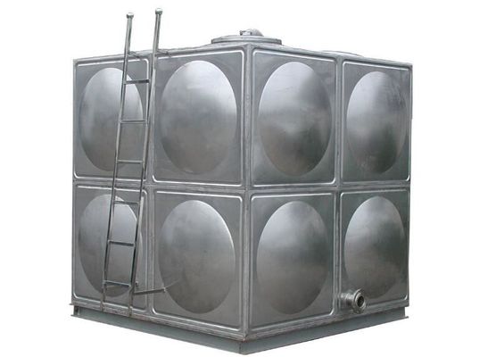0.6 MPa Flanche filetée isolée en acier inoxydable réservoir de stockage d'eau