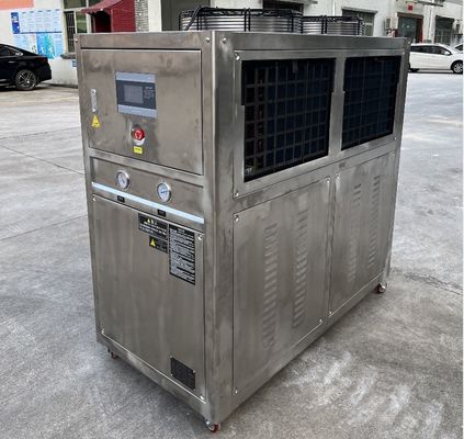 JLSB-6HP - refroidisseur d'eau en acier inoxydable à rouleaux avec contrôleur de microprocesseur PLC