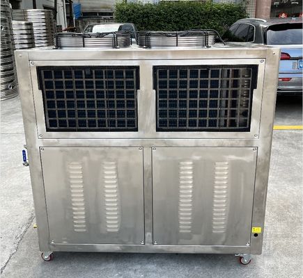 JLSB-6HP - refroidisseur d'eau en acier inoxydable à rouleaux avec contrôleur de microprocesseur PLC