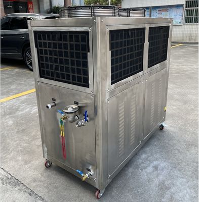 JLSB-6HP - refroidisseur d'eau en acier inoxydable à rouleaux avec contrôleur de microprocesseur PLC