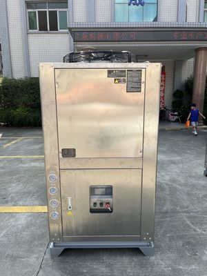 JLSB-20HP refroidisseur d' eau en acier inoxydable, refroidisseur à rouleaux industriel pour les produits pharmaceutiques