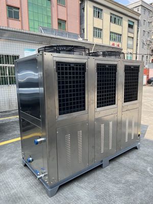 JLSB-20HP refroidisseur d' eau en acier inoxydable, refroidisseur à rouleaux industriel pour les produits pharmaceutiques
