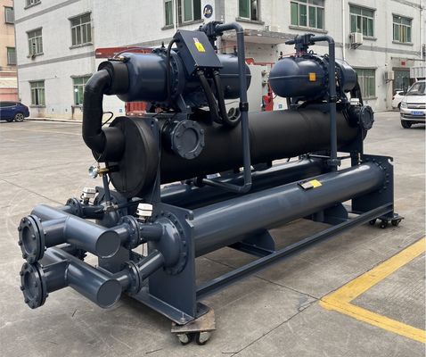 JLSW-200D 60dB R22 refroidi à l'eau à vis pour grands bâtiments commerciaux facile à entretenir