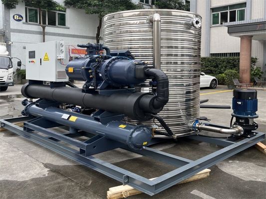Chiller à vis refroidi à l'eau JLSW-80D pour stations de recharge mobiles de stockage d'énergie