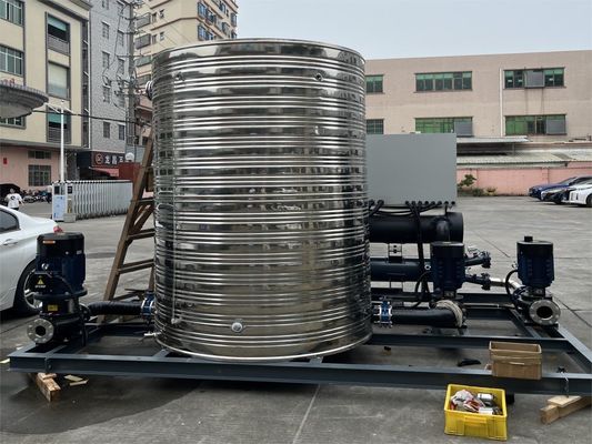 Chiller à vis refroidi à l'eau JLSW-80D pour stations de recharge mobiles de stockage d'énergie