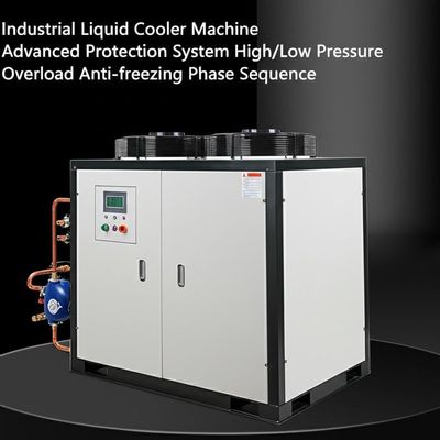 Machine de refroidissement industriel de liquide avec système de protection avancé Séquence de phase de surcharge à haute/faible pression anti-gel