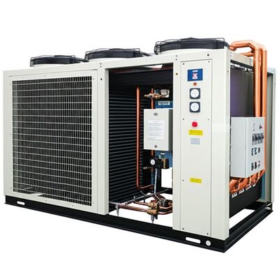 Appareil de refroidissement d'eau à condensateur à nageoires avec surcharge haute basse pression Système de protection contre la congélation par séquence de phases Niveau sonore 65dBA