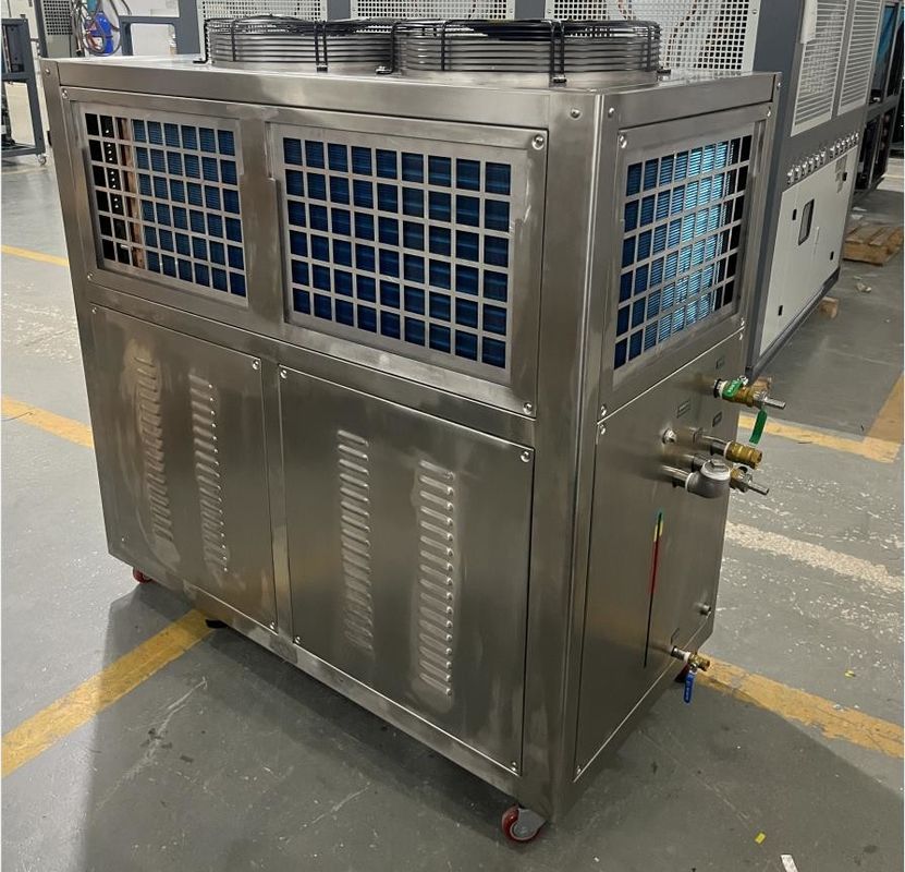 JLSB-8HP PLC refroidisseur d'eau en acier inoxydable type de roulement pour la transformation alimentaire